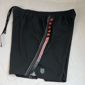 EUC KSwiss Men's Spring Supercharge 7" Print Short XL